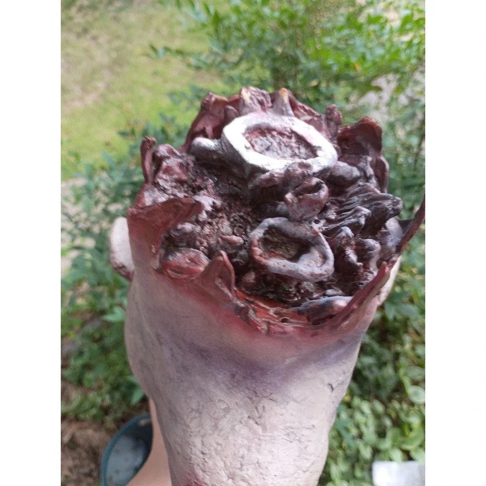 Vintage Severed Head Halloween Prop rubber Latex Professional 12 Inch‎ Amazing